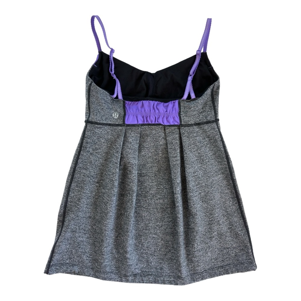 Lululemon Women's Yogi Dance Tank Heathered Purple Size 6 - Picture 3 of 5